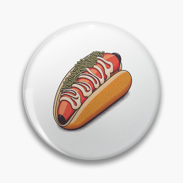 Item preview, Ukiyoe Hotdog: A Traditional Japanese Woodblock Print of a Hotdog in the Ukiyoe Style. designed and sold by BotTastic.
