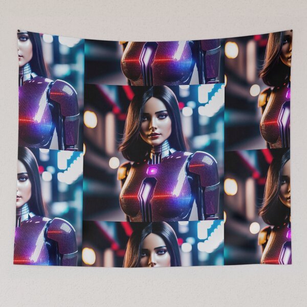 Item preview, Sexy futuristic android - robot. designed and sold by Maniock.