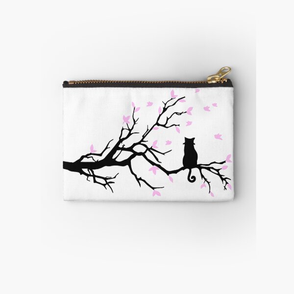 Item preview, Cat on a tree pink leaves designed and sold by AmonRa16.