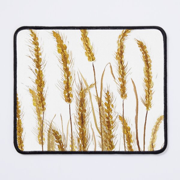 Item preview, hand painted golden wheat field watercolor  designed and sold by ColorandColor.