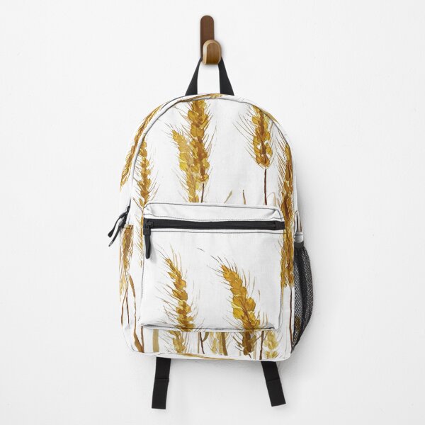 Item preview, hand painted golden wheat field watercolor  designed and sold by ColorandColor.