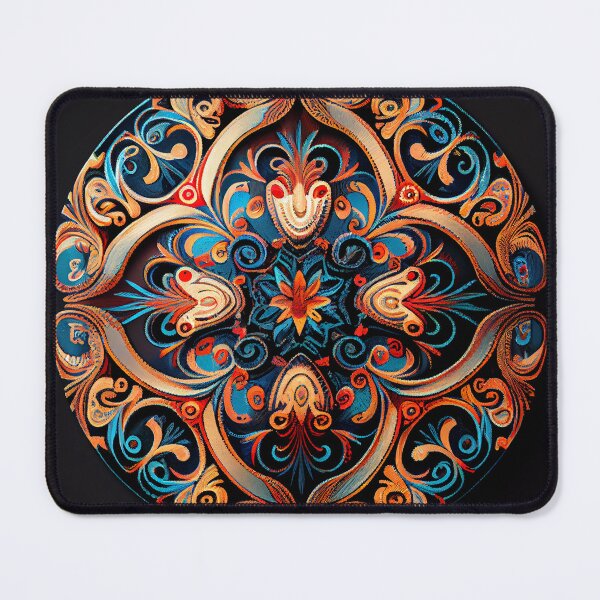 Artikelvorschau, Luxury Circular Mystical Bold Western Pattern Digital Painting entworfen und verkauft von CodeAndColors.