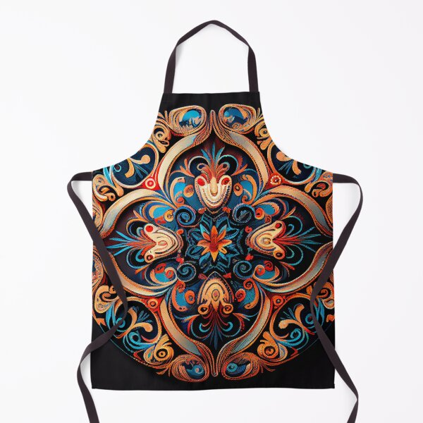 Artikelvorschau, Luxury Circular Mystical Bold Western Pattern Digital Painting entworfen und verkauft von CodeAndColors.