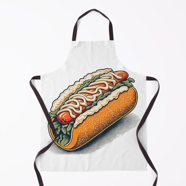 Item preview, Ukiyoe Hotdog: A Traditional Japanese Woodblock Print of a Hotdog in the Ukiyoe Style. designed and sold by BotTastic.