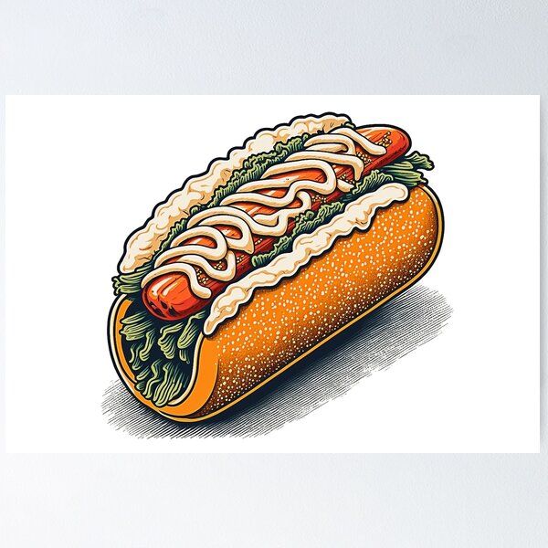 Hotdog For Dog Posters for Sale