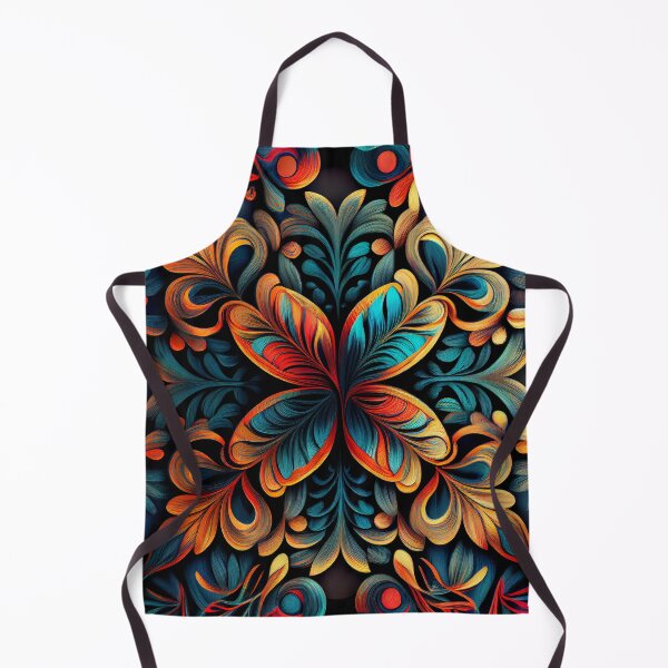 Item preview, Vibrant Pattern Digital Painting designed and sold by CodeAndColors.