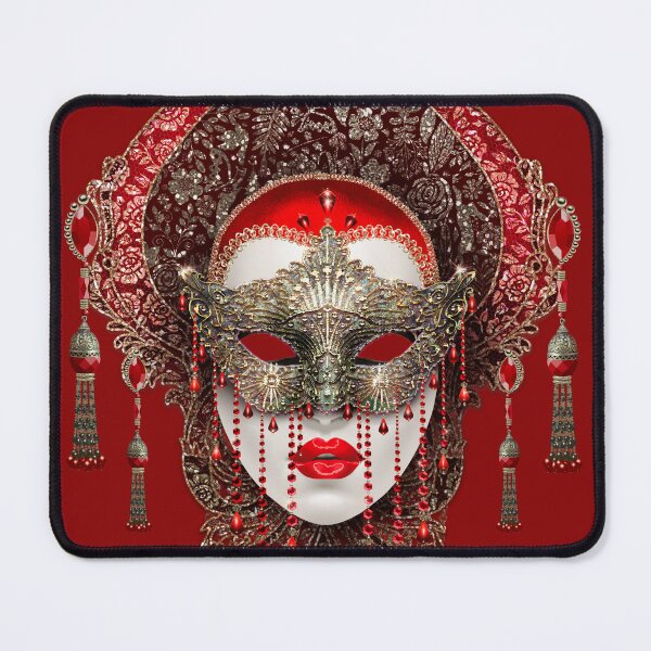 Item preview, Vampy Venetian mask designed and sold by Maxine Gadd.