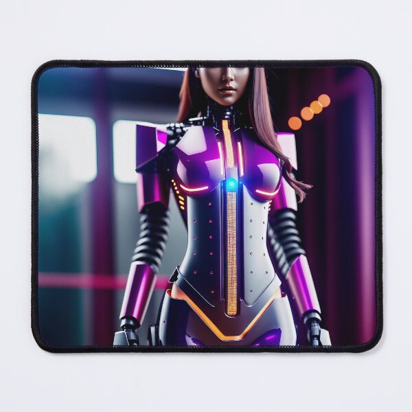 Item preview, A humoid machine in a futuristic world. designed and sold by Maniock.
