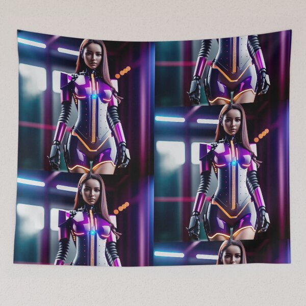 Item preview,  A humoid machine in a futuristic world. designed and sold by Maniock.