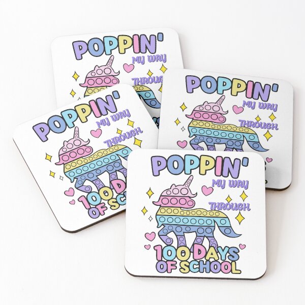 Item preview, Poppin' My Way Through 100 Days of School, Pop It, 100 Days Brighter designed and sold by desireedickens.