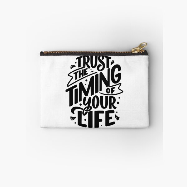 Item preview, Trust The Timing of Your Life (black) designed and sold by Daluyong.