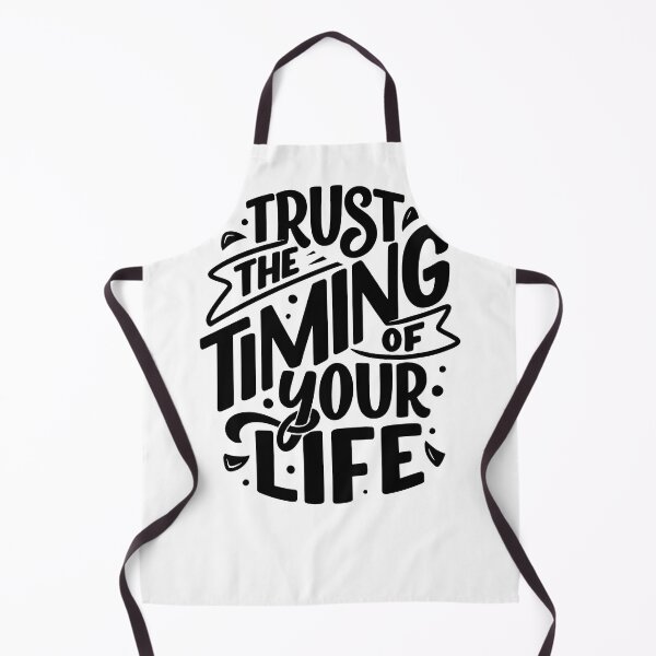 Item preview, Trust The Timing of Your Life (black) designed and sold by Daluyong.