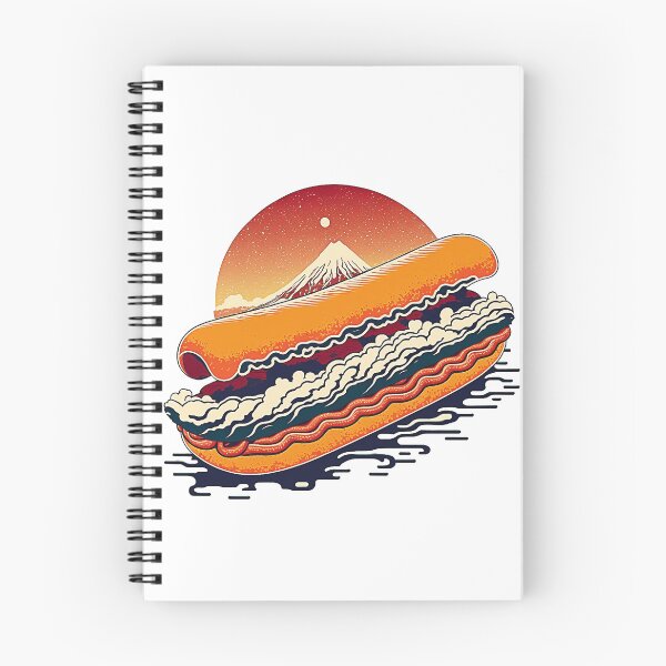 Item preview, Ukiyoe Hotdog: A Traditional Japanese Woodblock Print of a Hotdog in the Ukiyoe Style. designed and sold by BotTastic.