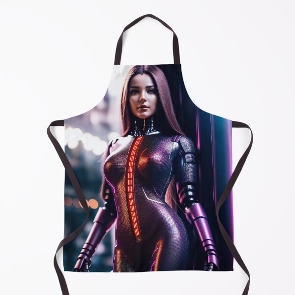 Item preview, Sexy woman robot in the futuristic city. designed and sold by Maniock.