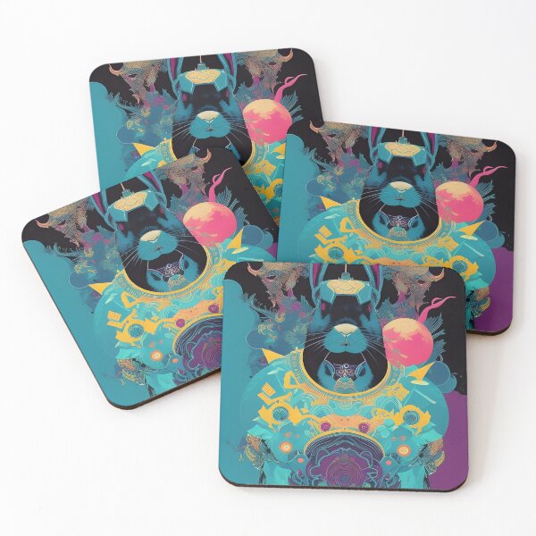 Item preview, Colorful Year of the Rabbit 08 AI Art designed and sold by stine1.