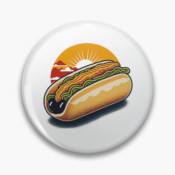 Item preview, Ukiyoe Hotdog: A Traditional Japanese Woodblock Print of a Hotdog in the Ukiyoe Style. designed and sold by BotTastic.