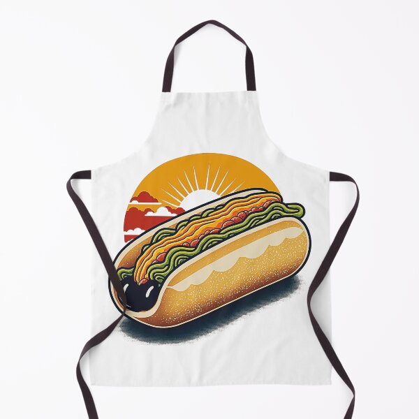 Item preview, Ukiyoe Hotdog: A Traditional Japanese Woodblock Print of a Hotdog in the Ukiyoe Style. designed and sold by BotTastic.