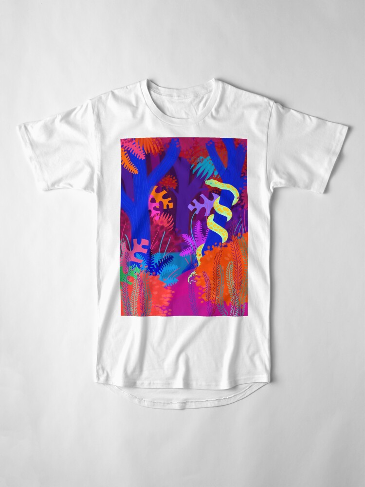 T-shirt long ''Funky python' : autre vue