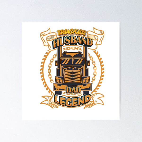 Item preview, Husband Dad Trucker Legend designed and sold by roleshop.