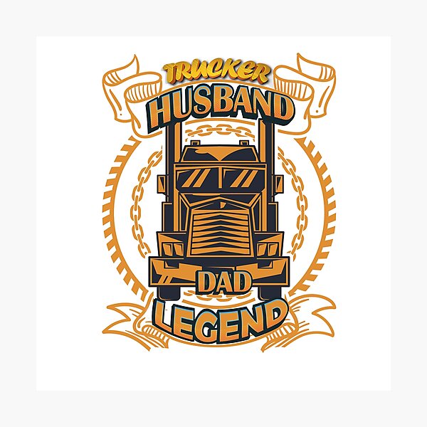 Item preview, Husband Dad Trucker Legend designed and sold by roleshop.