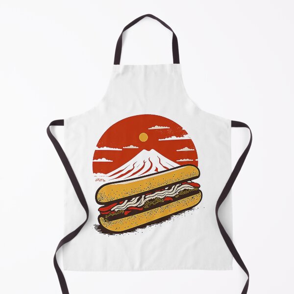 Item preview, Ukiyoe Hotdog: A Traditional Japanese Woodblock Print of a Hotdog in the Ukiyoe Style. designed and sold by BotTastic.