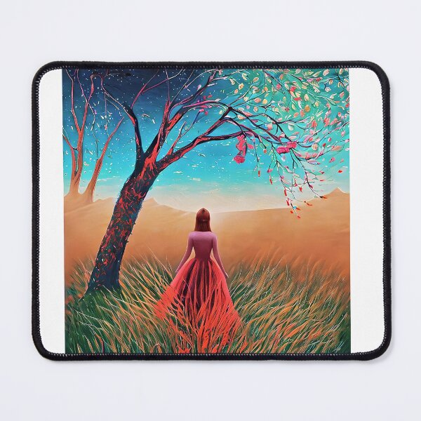 Item preview, woman in red dress designed and sold by bogfl.