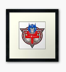 Transformers Optimus Prime G1 Framed Print
