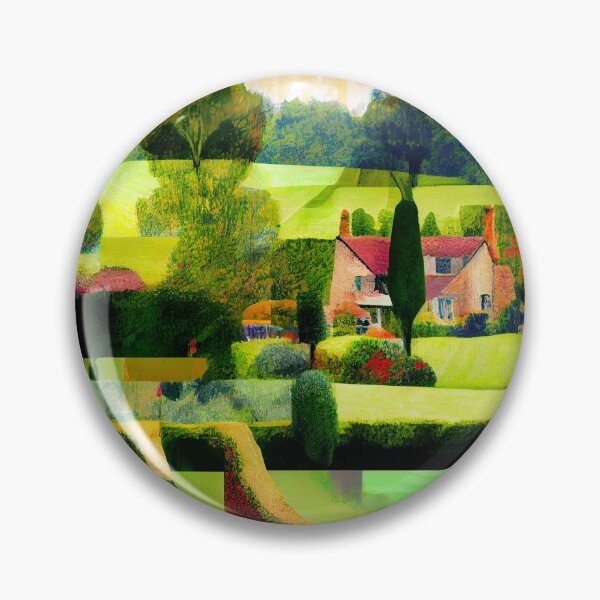 Artikelvorschau, Balanced Semi Abstract Dramatic English Countryside Pattern Digital Painting entworfen und verkauft von CodeAndColors.