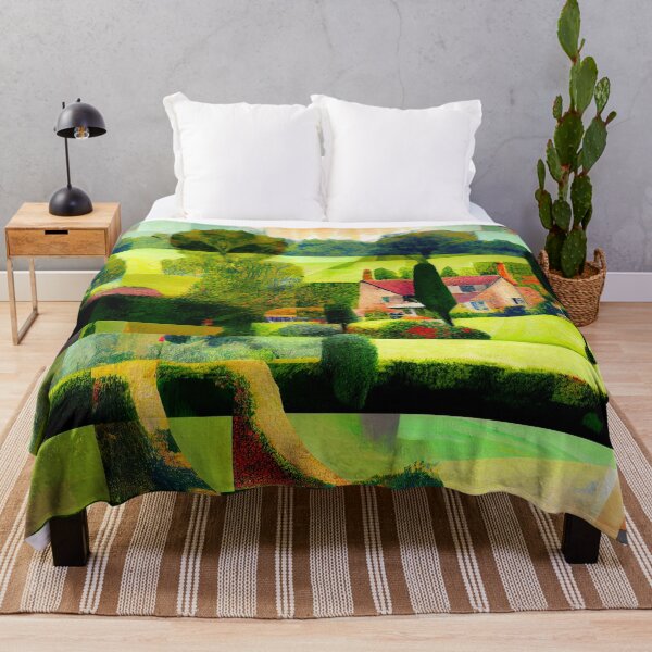 Item preview, Balanced Semi Abstract Dramatic English Countryside Pattern Digital Painting designed and sold by CodeAndColors.