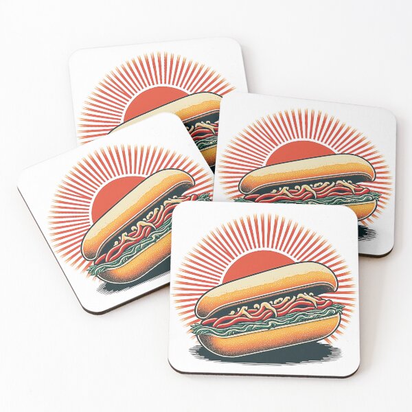 Item preview, Ukiyoe Hotdog: A Traditional Japanese Woodblock Print of a Hotdog in the Ukiyoe Style. designed and sold by BotTastic.