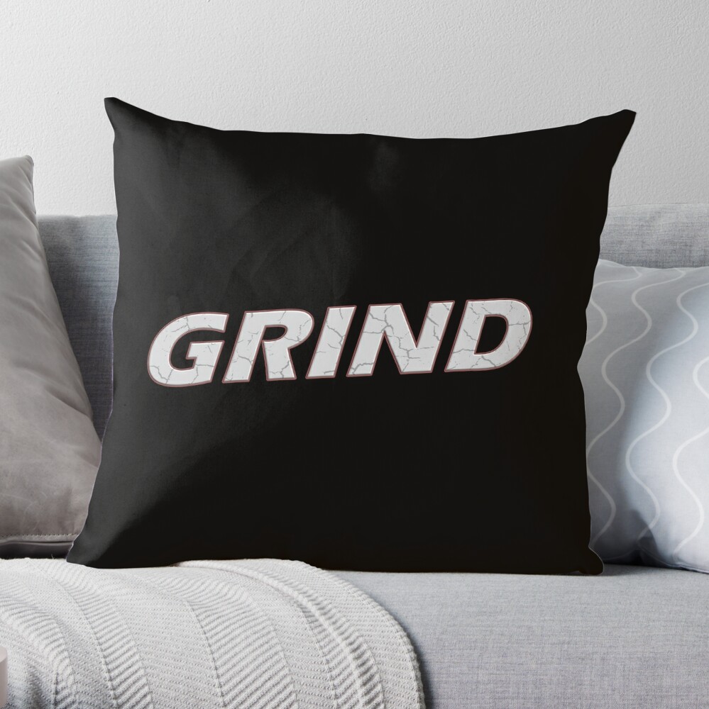 Grind Hypebeast Print Throw Pillow by Nate the Great