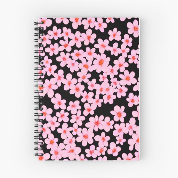 Item preview, A.I. Adorned: A Cherry Blossom Pattern Painting black [AI generated, AI art ] designed and sold by 3ac-Arts.