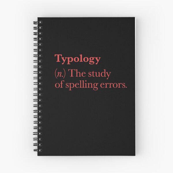 Item preview, Typology: The study of spelling errors v.7 designed and sold by x1brett.