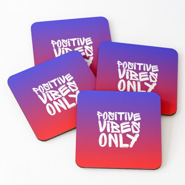 Item preview, Positive Vibes Only - Blue & Red designed and sold by hijackhippo.
