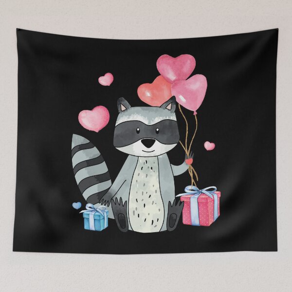 Item preview, Raccoon Valentine Gift Raccoon Owner I love designed and sold by iliasjeff.