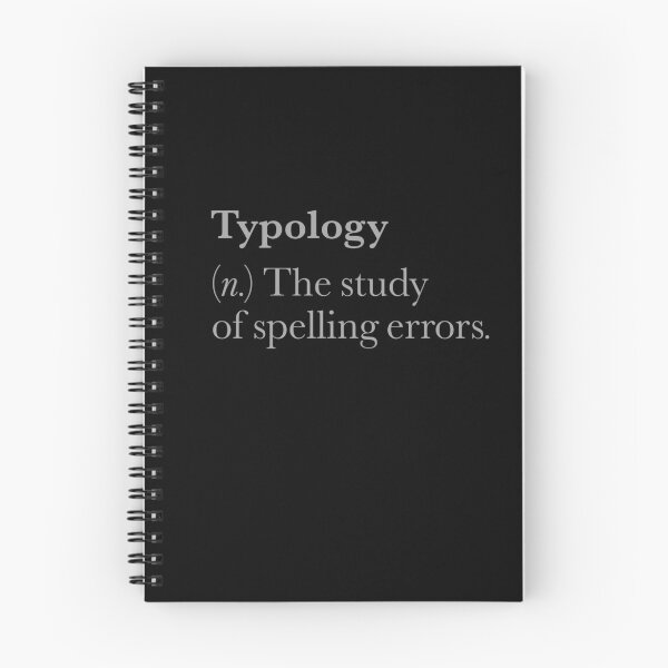 Item preview, Typology: The study of spelling errors v.8 designed and sold by x1brett.