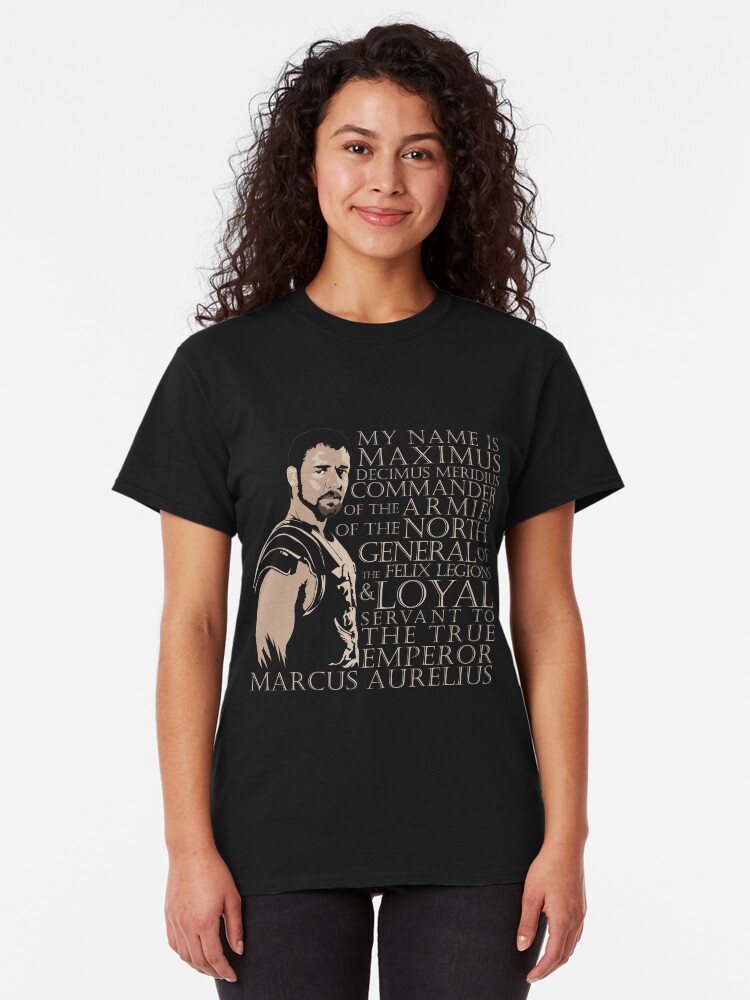 Vista alternativa de Camiseta clásica Maximus Decimus