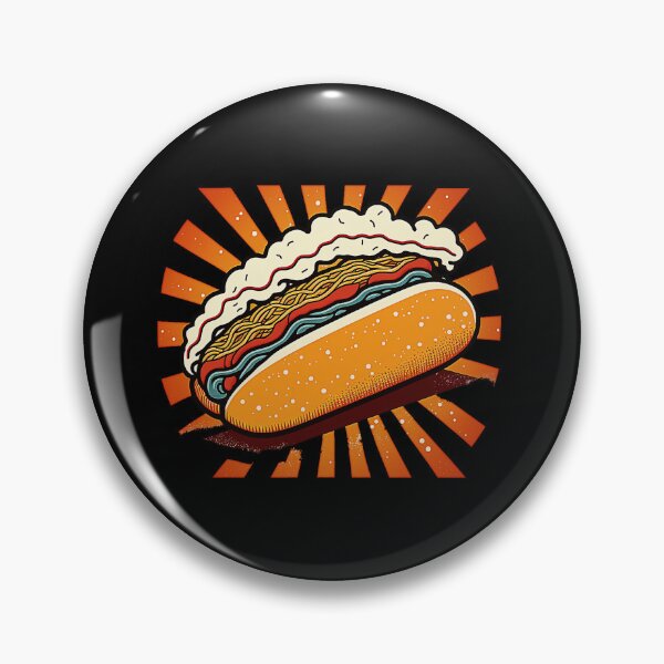 Item preview, Ukiyoe Hotdog: A Traditional Japanese Woodblock Print of a Hotdog in the Ukiyoe Style. designed and sold by BotTastic.