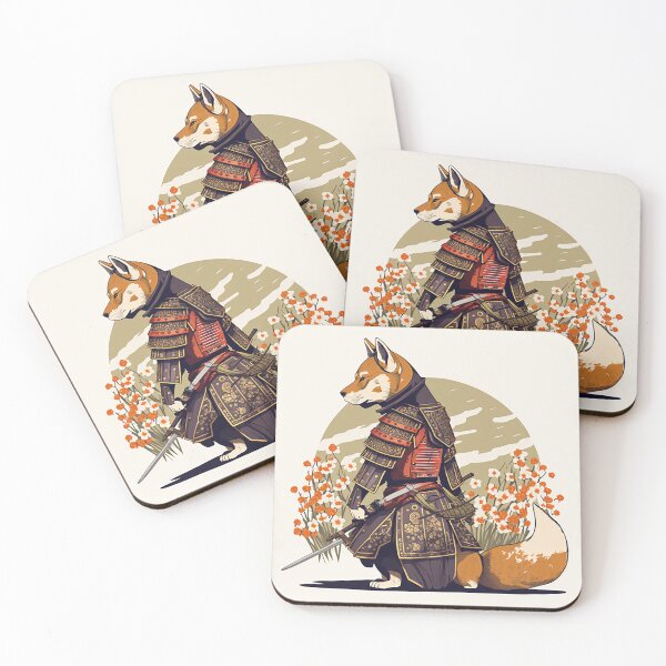 Item preview, Shiba Inu samurai art designed and sold by Maryberry96.