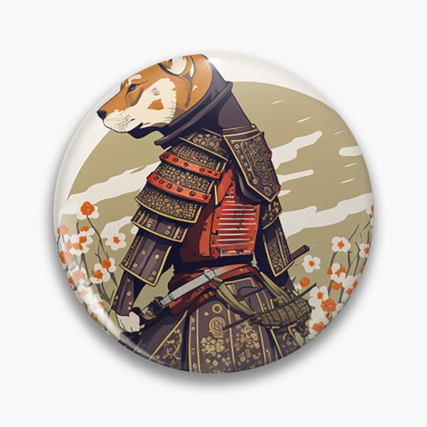 Item preview, Shiba Inu samurai art designed and sold by Maryberry96.