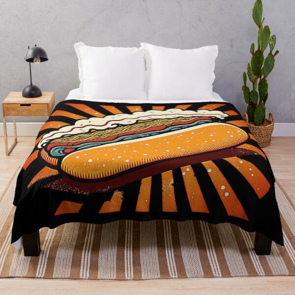 Item preview, Ukiyoe Hotdog: A Traditional Japanese Woodblock Print of a Hotdog in the Ukiyoe Style. designed and sold by BotTastic.