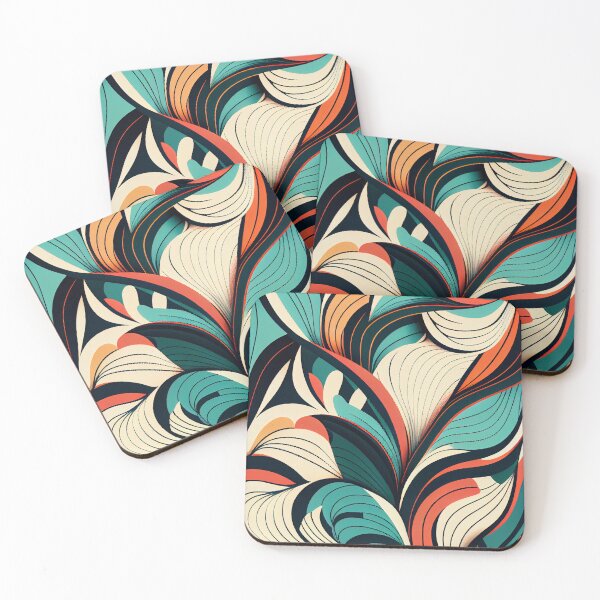 Item preview, Calming Modern Pattern Digital Painting designed and sold by CodeAndColors.