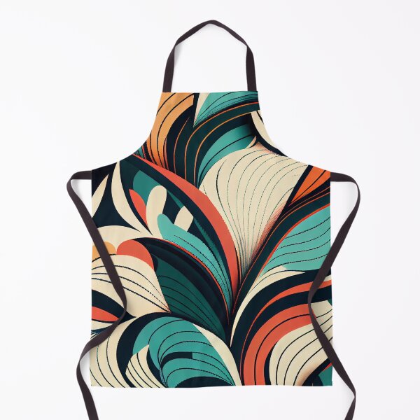 Aperçu de l'œuvre Calming Modern Pattern Digital Painting créée et vendue par CodeAndColors.