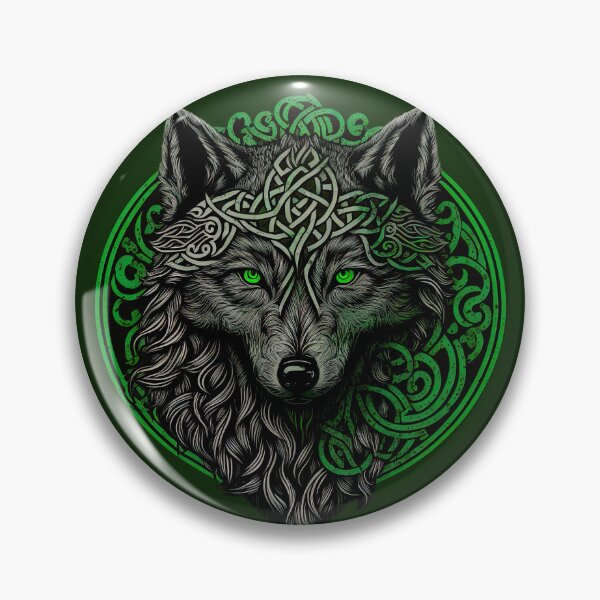 Item preview, Celtic Irish Knot with Wolf Design - St Patrick designed and sold by Odd World.