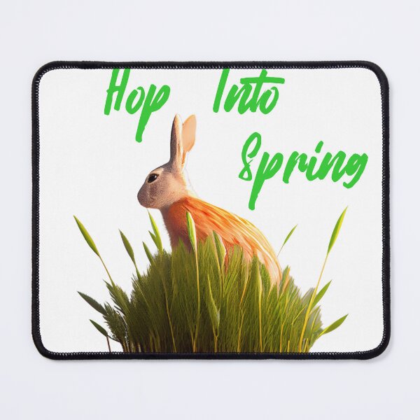 Item preview, Bouncing into Spring The Adventures of a Playful Rabbit designed and sold by PosterManiaRo.