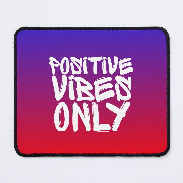 Item preview, Positive Vibes Only - Blue & Red designed and sold by hijackhippo.