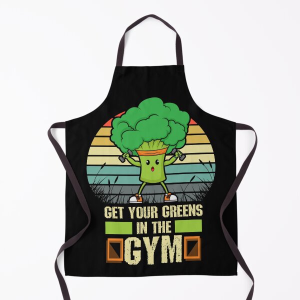 Item preview, Broccoli cartoon gym guy  designed and sold by SidTastic .