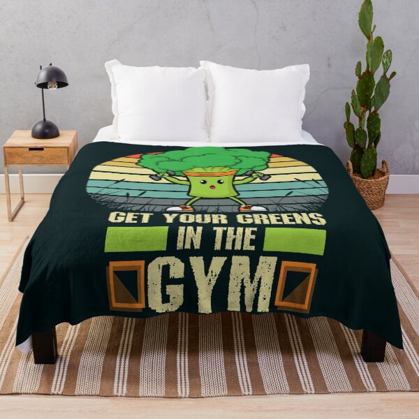 Item preview, Broccoli cartoon gym guy  designed and sold by SidTastic .