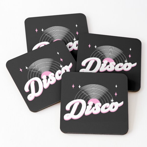 Item preview, DISCO - Vinilo Vintage (rosa) designed and sold by Discothreadz.