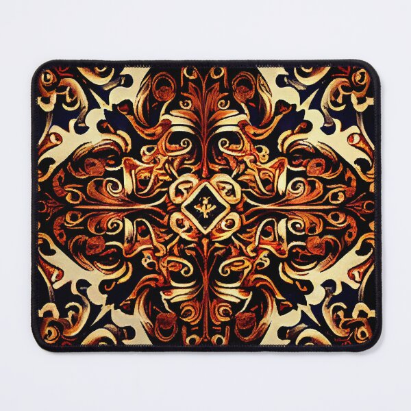 Item preview, Intense Baroque Angular Psychedelic Australian Pattern Digital Painting designed and sold by CodeAndColors.